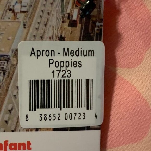 Urban Infant Kids Little Helper Medium Poppies‎ 3-5 Year Apron NWT - Picture 9 of 15